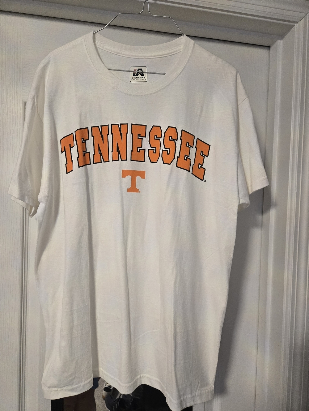 Tennessee Logo Short-Sleeve Tee - White/Orange